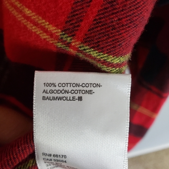 URBAN OUTFITTERS Men's Plaid Flannel Button Down Shirt Red Black Sz M - Picture 6 of 6